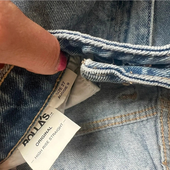 Rolla’s original high rise straight jeans size 27 in excellent condition - Picture 9 of 10